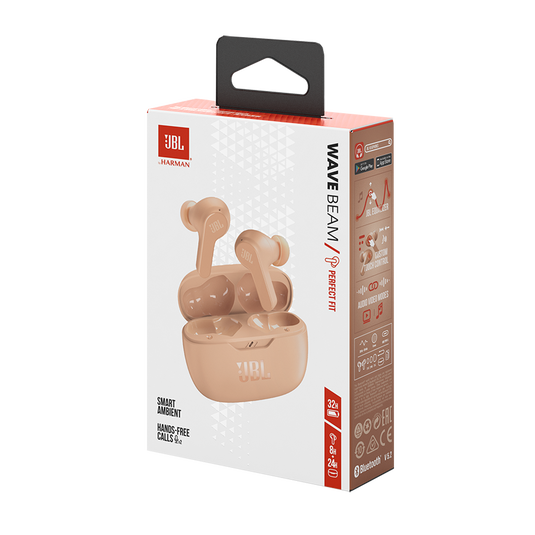 JBL Wave Beam - Beige - True wireless earbuds - Detailshot 15 image number null