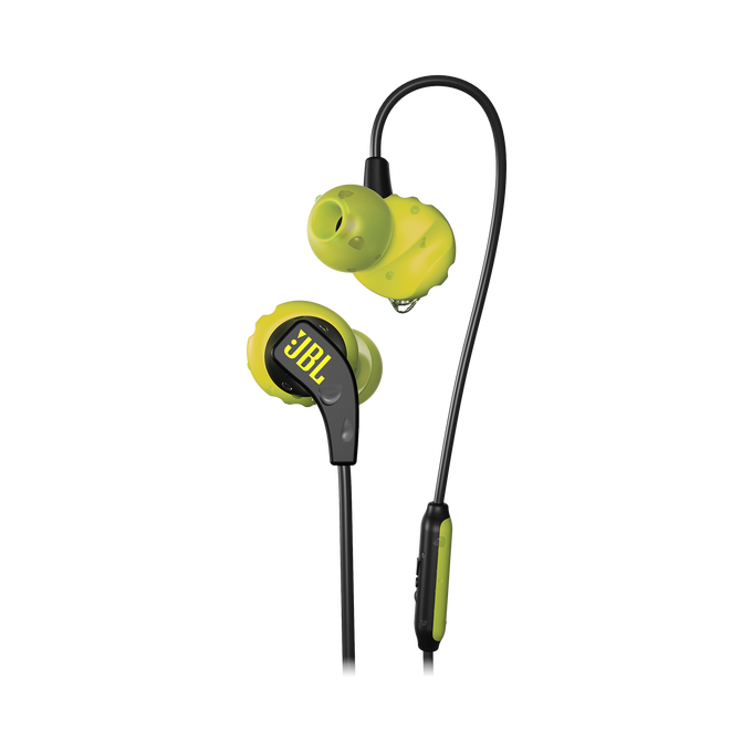 JBL Endurance RUN - Yellow - Sweatproof Wired Sport In-Ear Headphones - Hero image number null