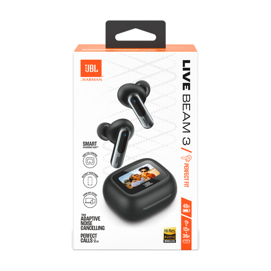 JBL Live Beam 3 | True wireless noise-cancelling closed-stick earbuds