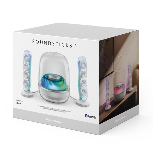 Harman Kardon SoundSticks 5 | 2.1-channel Bluetooth speaker with HDMI