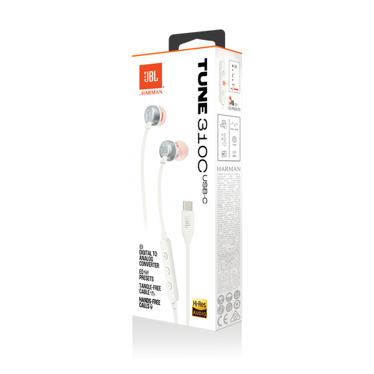 JBL Tune 310C USB Wired Hi Res In Ear Headphones