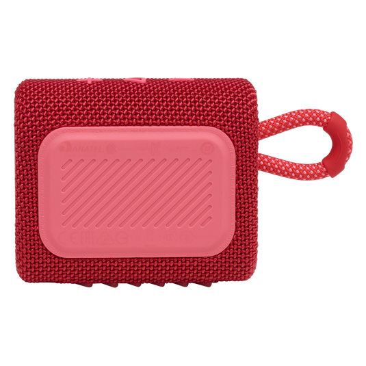 JBL Go 3 - Red - Portable Waterproof Speaker - Back image number null
