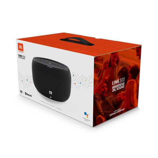JBL LINK 300 Wireless Speaker with Google Assistant - Black