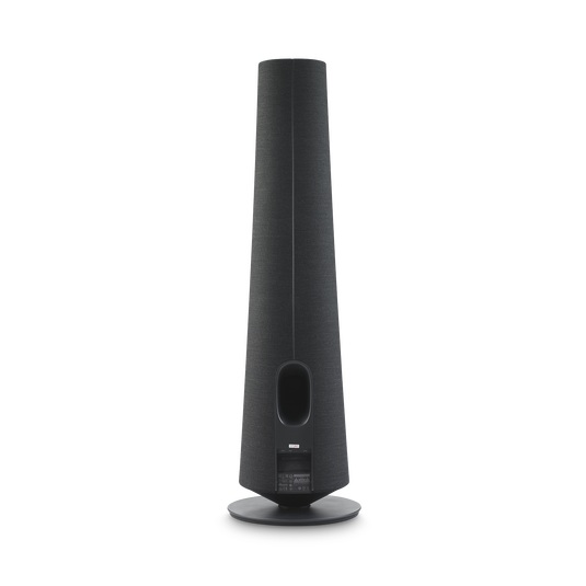 Harman Kardon Citation Tower - Black - Smart Premium Floorstanding Speaker that delivers an impactful performance - Back image number null