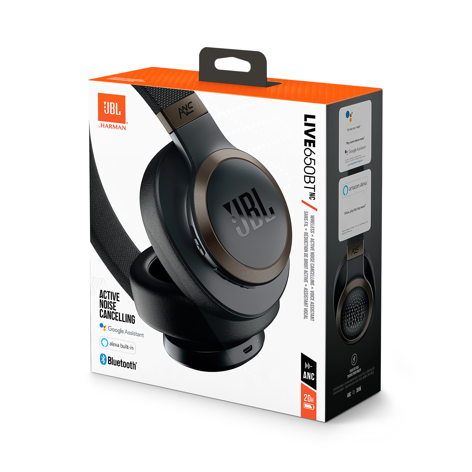 JBL LIVE 650BTNC Over Ear Headphones